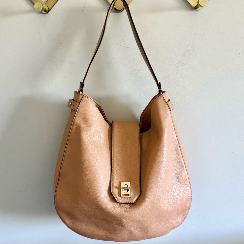 Rebecca Minkoff Camel Tan Leather Hobo Shoulder Bag